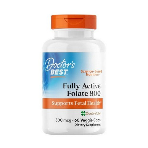 Doctors Best Fully Active Folate 800 mcg 60 Veg Caps